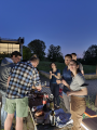 Barbecue during the study stay in Munich